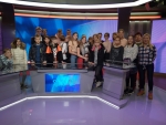 TV 10 Olümpiastarti edukamad koolitiimid käisid tutvumas ERR-i majadega TV 10 Olümpiastarti edukamad koolitiimid käisid tutvumas ERR-i majadega