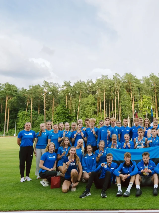 Tublid noored sportlased ja vaprad treenerid, kes alati lõpuni võitlevad ja ägedaid emotsioone pakuvad ehk Balti U18 meistrivõistluste võistkond Valmieras🇪🇪👏🏻I koht 🇱🇻 279 punktiII koht 🇪🇪 258.5 punktiIII koht 🇱🇹 251.5 punkti📸@guntisberzinsh#kergejõustik